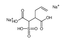 disodium C-allyl sulphonatosuccinate Structure