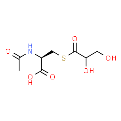 N-acetyl-S-glyceroylcysteine Structure