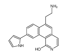 6-(2-aminoethyl)-9-(1H-pyrrol-2-yl)-2H-benzo[h]isoquinolin-1-one Structure