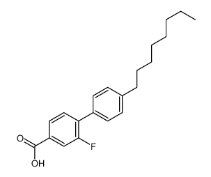 3-fluoro-4-(4-octylphenyl)benzoic acid Structure