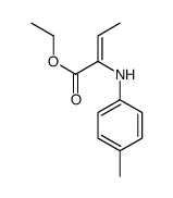 ethyl 2-(4-methylanilino)but-2-enoate结构式