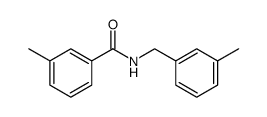 Benzamide, 3-methyl-N-[(3-methylphenyl)methyl] Structure