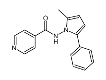 N-(5-甲基-2-苯基吡咯基)-4 吡啶羧酰胺结构式