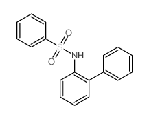 N-(2-phenylphenyl)benzenesulfonamide结构式
