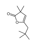 5-(2,2-dimethylpropyl)-3,3-dimethylfuran-2-one Structure