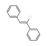 Benzene,1,1'-[(1Z)-1-chloro-1,2-ethenediyl]bis- Structure