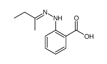 Benzoic acid, o-(sec-butylidenehydrazino)- (7CI) structure