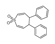 4,5-diphenyl-4,5-dihydrothiepine 1,1-dioxide Structure