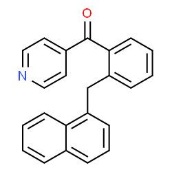 (2-(NAPHTHALEN-1-YLMETHYL)PHENYL)(PYRIDIN-4-YL)METHANONE picture