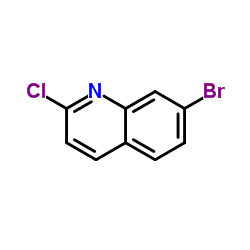 7-溴-2-氯喹啉结构式
