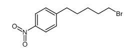1-(5-bromo-pentyl)-4-nitro-benzene结构式