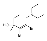 (E)-4,5-dibromo-6-(diethylamino)-3-methylhex-4-en-3-ol Structure