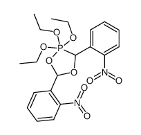 2,2,2-triethoxy-3,5-bis-(2-nitro-phenyl)-2λ5-[1,4,2]dioxaphospholane结构式