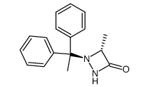 1-(1,1-diphenylethyl)-4-methyl-1,2-diazetidin-3-one Structure