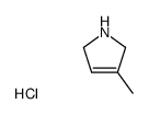 3-methyl-2,5-dihydro-1H-pyrrole hydrochloride Structure