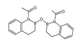 1,1'-diacetyl-1,2,3,4,1',2',3',4'-octahydro-2,2'-oxy-bis-benzo[e][1,2]azaborinine结构式