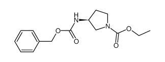 ethyl 3-(((benzyloxy)carbonyl)amino)pyrrolidine-1-carboxylate picture