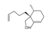 ((1R,6R)-2,6-Dimethyl-1-pent-4-enyl-cyclohex-2-enyl)-methanol结构式