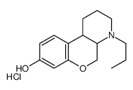 4-propyl-1,2,3,4a,5,10b-hexahydrochromeno[3,4-b]pyridin-8-ol,hydrochloride Structure