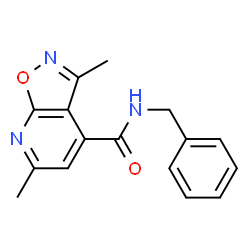 N-Benzyl-3,6-dimethyl[1,2]oxazolo[5,4-b]pyridine-4-carboxamide picture