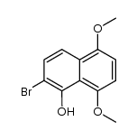 2-bromo-5,8-dimethoxy-1-naphthol Structure