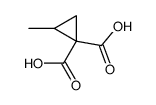 2-methylcyclopropane-1,1-dicarboxylic acid Structure