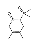4,5-dimethyl-2-(dimethylphosphoryl)-3,6-dihydro-2H-thiopyran S-oxide结构式