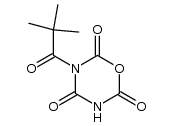 3-Pivaloyl-2H-1,3,5-oxadiazine-2,4,6(3H,5H)-trione Structure