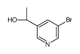 (1R)-1-(5-Bromo-3-pyridinyl)ethanol Structure