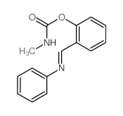 Phenol,2-[(phenylimino)methyl]-, 1-(N-methylcarbamate) Structure