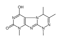 1,3,4,9-tetramethyl-4H-purino[8,7-c][1,2,4]triazine-6,8-dione结构式