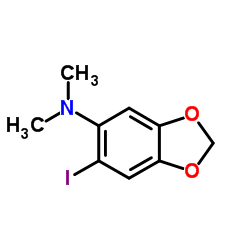 6-Iodo-N,N-dimethyl-1,3-benzodioxol-5-amine structure