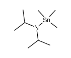 diisopropyl(trimethylstannyl)amine Structure