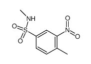 2-nitro-4-<(N-methylamino)sulfonyl>toluene Structure