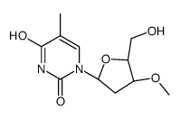 2',3'-dideoxy-3'-O-methylthymidine结构式