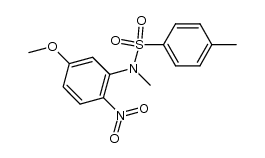 toluene-4-sulfonic acid-(5-methoxy-N-methyl-2-nitro-anilide) Structure