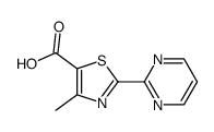 4-甲基-2-(嘧啶-2-基)噻唑-5-羧酸结构式
