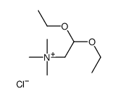 2,2-diethoxyethyl(trimethyl)azanium,chloride结构式