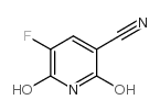 2,6-Dihydroxy-5-fluoro-3-cyanopyridine Structure