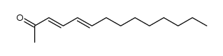 (3E,5E)-tetradeca-3,5-dien-2-one结构式