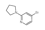 4-溴-2-吡咯烷-1-基吡啶结构式