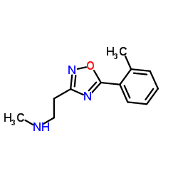 N-Methyl-2-[5-(2-methylphenyl)-1,2,4-oxadiazol-3-yl]ethanamine Structure