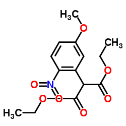 Diethyl (5-methoxy-2-nitrophenyl)malonate结构式