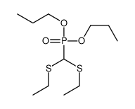 1-[bis(ethylsulfanyl)methyl-propoxyphosphoryl]oxypropane Structure