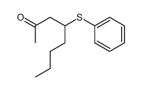 4-(phenylthio)octan-2-one Structure