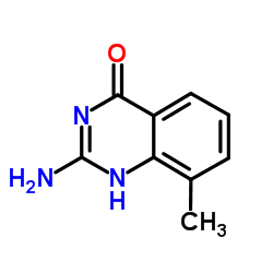 2-Amino-8-methyl-4(1H)-quinazolinone Structure
