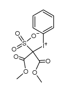 [bis(methoxycarbonyl)]phenyliodoniomethanesulfonate Structure