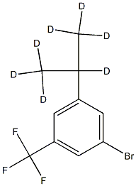 3-Trifluoromethyl-5-(iso-propyl-d7)-bromobenzene结构式