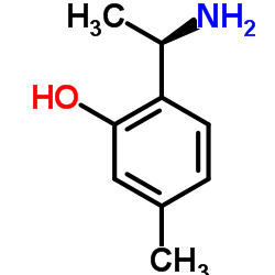 2-[(1R)-1-Aminoethyl]-5-methylphenol结构式