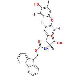 FMOC-D-THYROXINE Structure